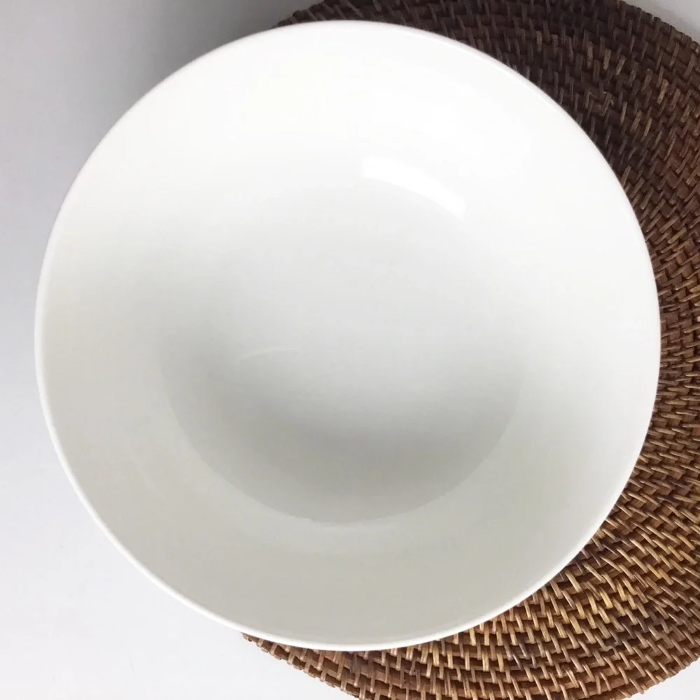 Lenox Easter Eyelet Serving Bowl Pink & White With Floral - Picture 2 of 4